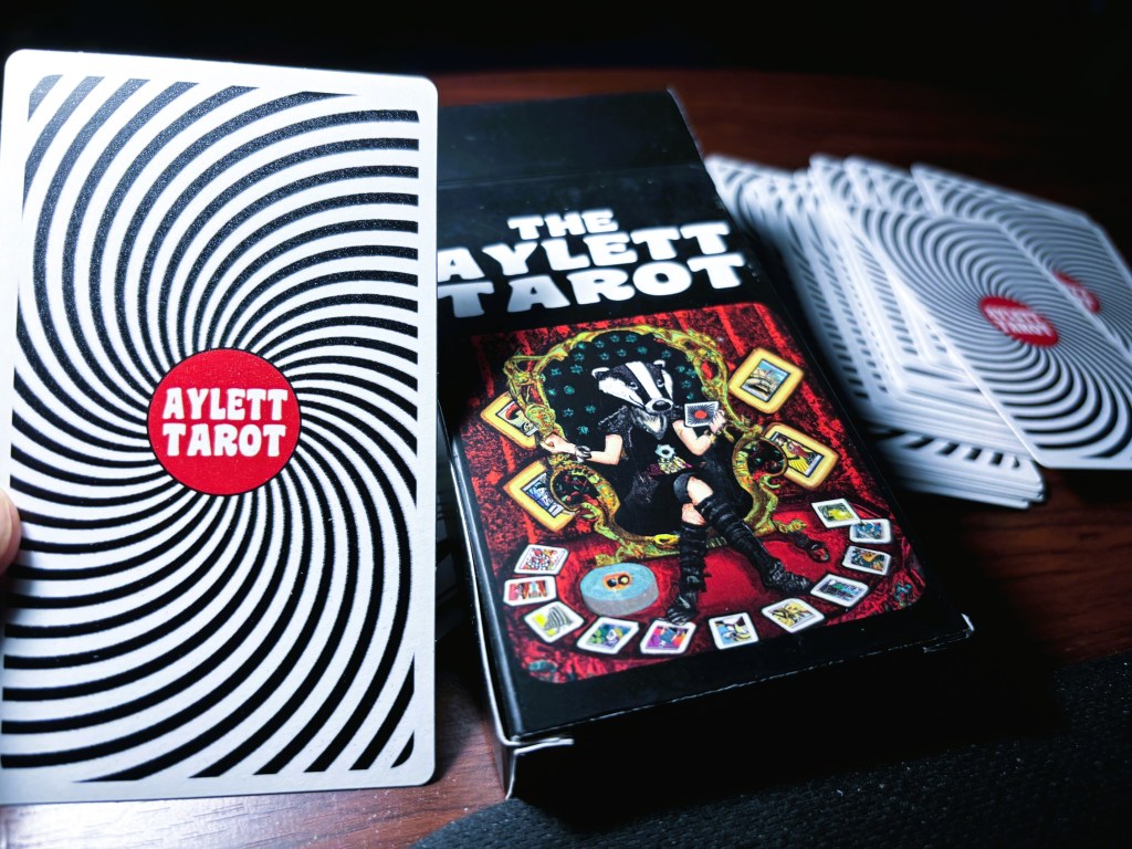Tarot designed by Steve Aylett. 